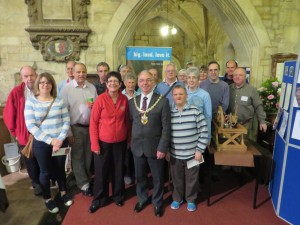 The Mayor with all the bell ringers