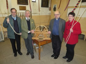 Michael Bishop, Jonathan MacKechnie-Jarvis, Revd Dr Canon Tudor Griffiths & Liz Coke